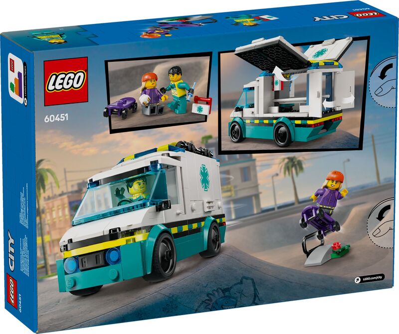 LEGO City Emergency Ambulance (60451) φωτογραφία