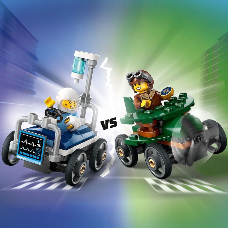 LEGO® City Airplane vs. Hospital Bed Race Car Pack (60459) - φωτογραφία 3