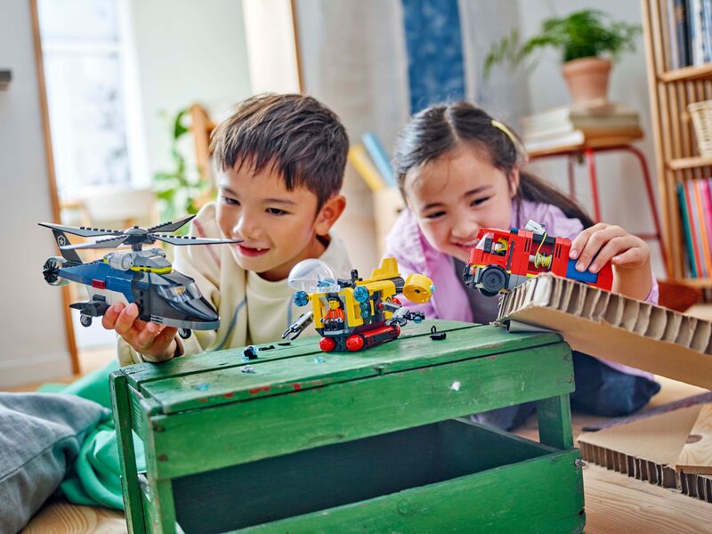 LEGO City Helicopter, Fire Truck & Submarine Remix (60462) φωτογραφία