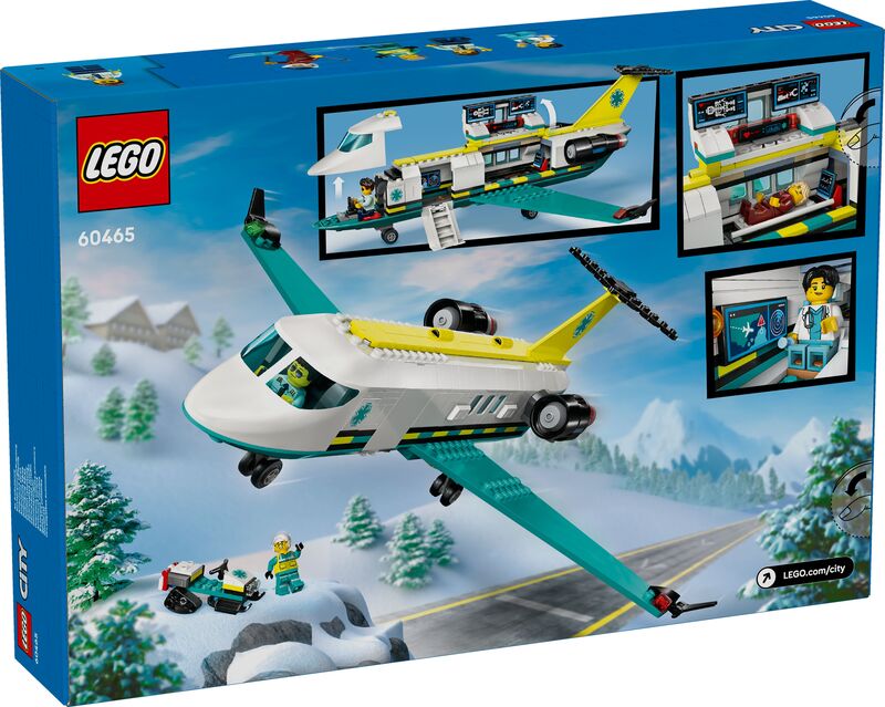LEGO City Emergency Air Ambulane Airplane (60465) φωτογραφία