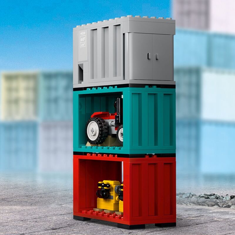 LEGO® City Harbor Freight Train With Crane & Truck (60509) - φωτογραφία 4