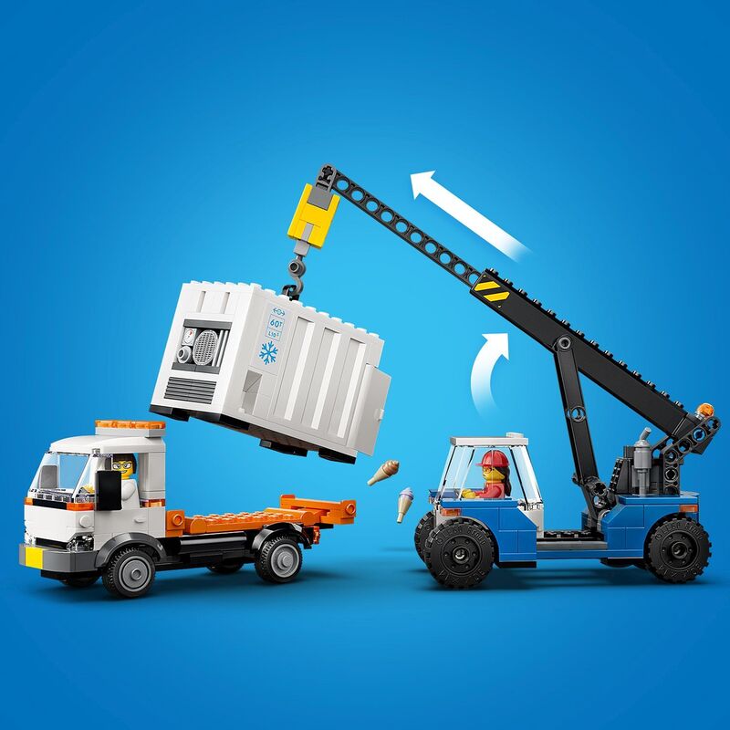 LEGO® City Harbor Freight Train With Crane & Truck (60509) - φωτογραφία 6
