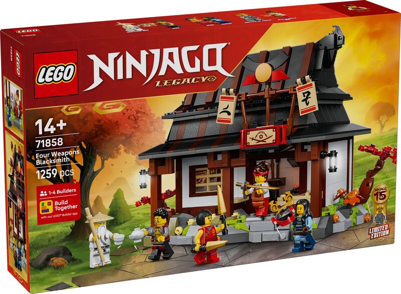 LEGO Ninjago Four Weapons Blacksmith 15th Anniversary (71858)