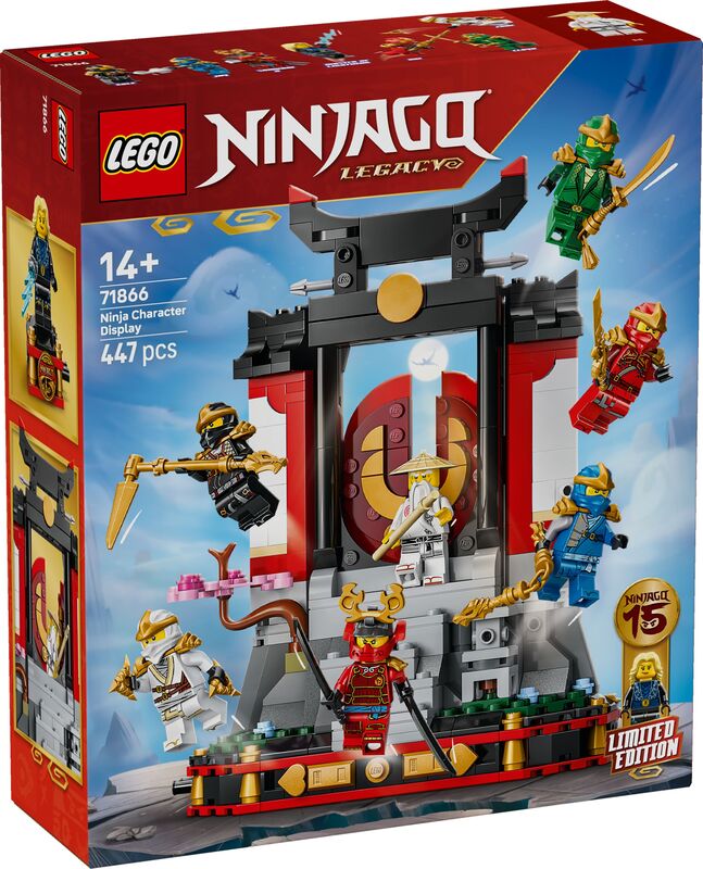 LEGO Ninjago Ninja Character Display 15th Anniversary (71866)