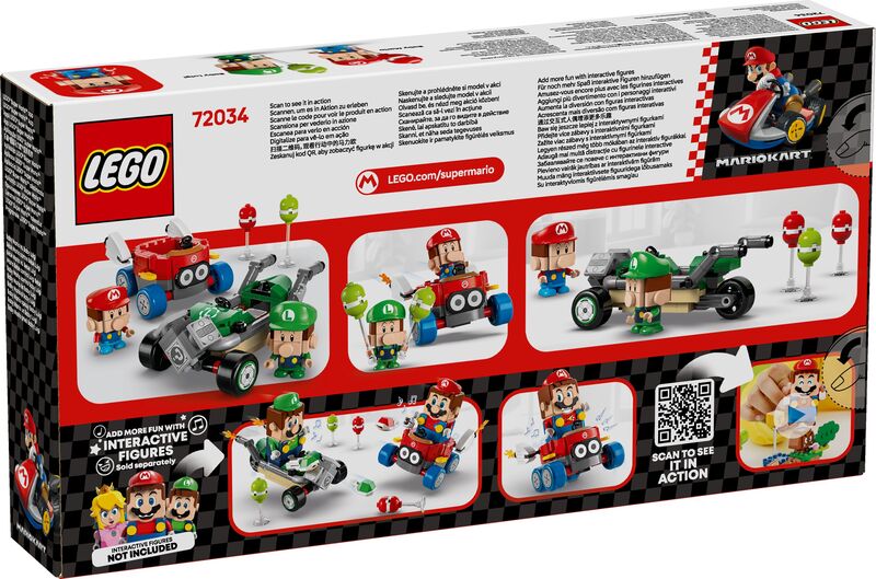 LEGO Super Mario Kart-Baby Mario vs. Baby Luigi (72034) φωτογραφία