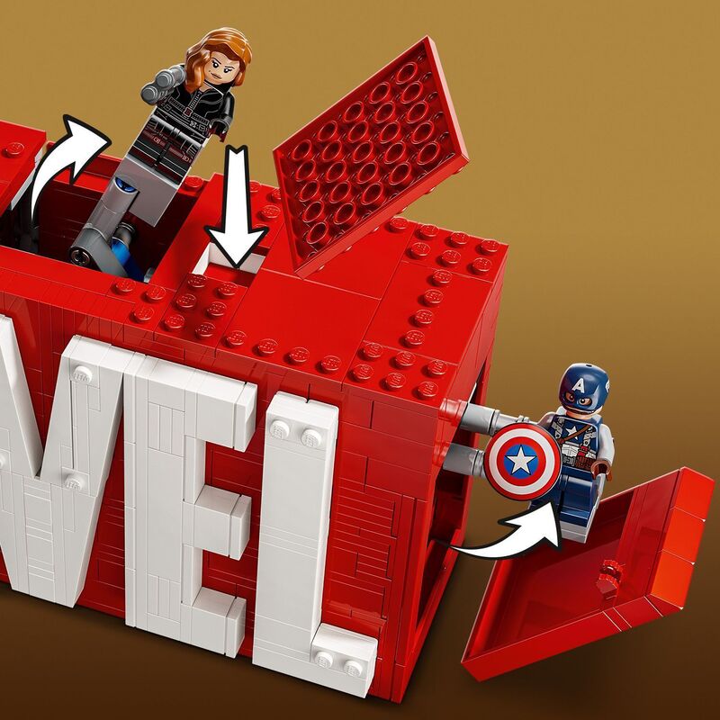 LEGO Super Heroes Marvel Logo & Minifigures (76313) φωτογραφία