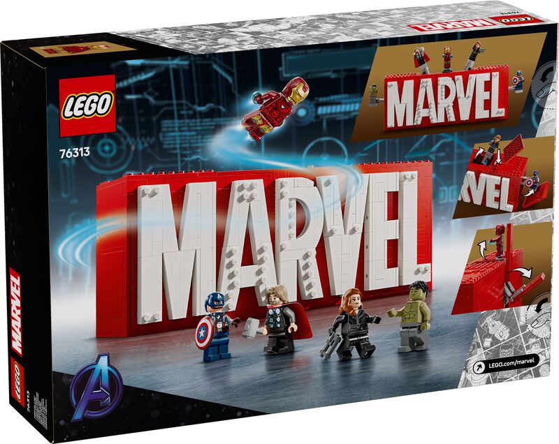 LEGO Super Heroes Marvel Logo & Minifigures (76313) φωτογραφία