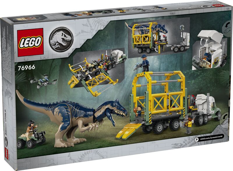 LEGO Jurassic World Dinosaur Missions: Allosaurus Transport Truck (76966) φωτογραφία