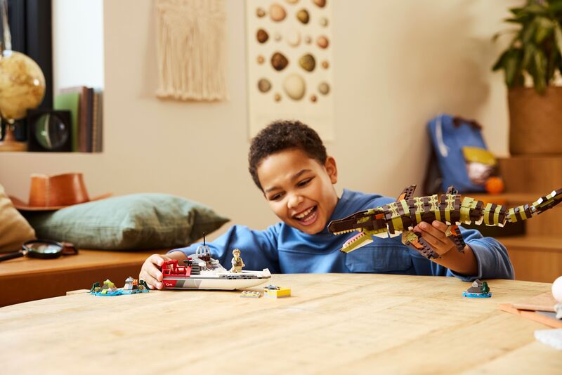 LEGO Jurassic World Brick-Built Mosasaurus Boat Mission (76974) φωτογραφία