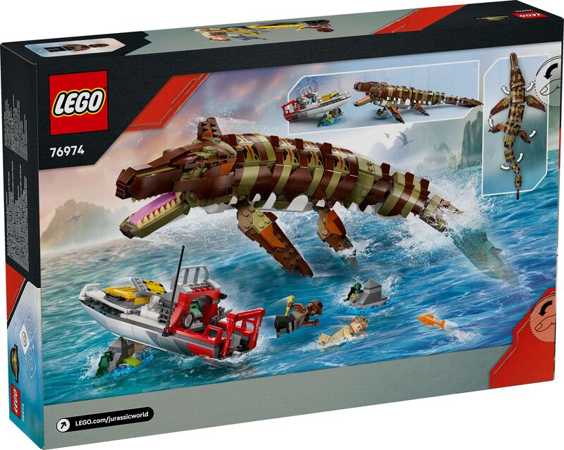 LEGO Jurassic World Brick-Built Mosasaurus Boat Mission (76974) φωτογραφία