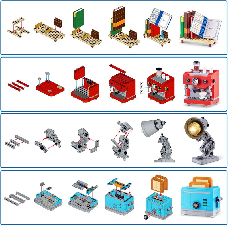 Zuru Max Premium Bricks Home Series 1-4 Σχέδια-1Τμχ (83224) - φωτογραφία 3