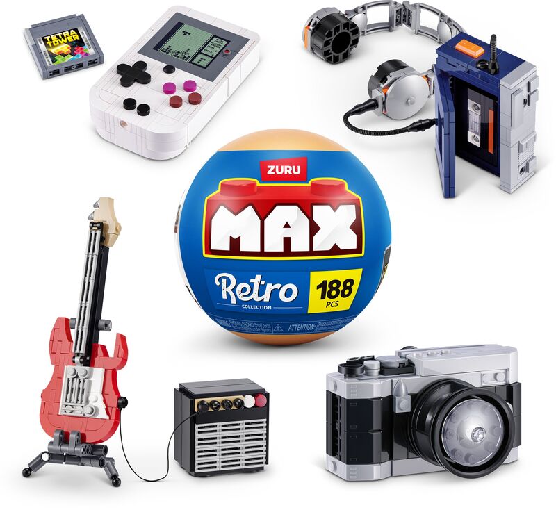 Zuru Max Premium Bricks Retro Series 2-4 Σχέδια-1Τμχ (83228) - φωτογραφία 2