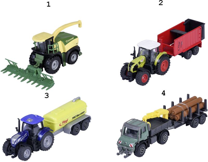 Majorette D/C Οχήματα Farm Trailer 13cm-4 Σχέδια (8503002000) - φωτογραφία 2
