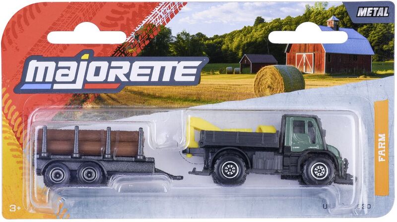Majorette D/C Οχήματα Farm Trailer 13cm-4 Σχέδια (8503002000) - φωτογραφία 3