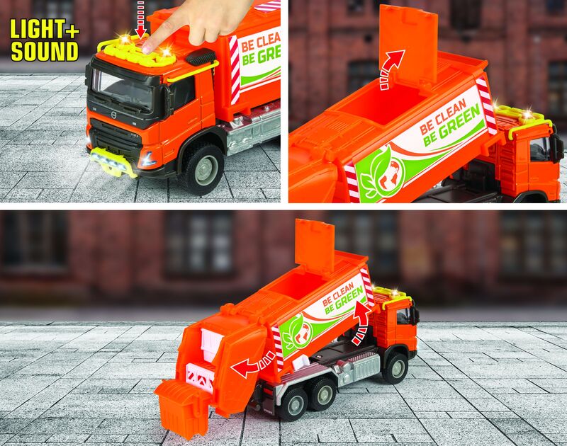 Majorette D/C Όχημα Volvo Garbage Truck Collector 19cm (213743000) φωτογραφία