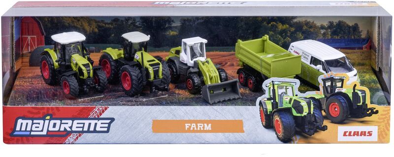 Majorette D/C Giftpack Οχήματα Claas Farm Σετ 5 Οχήματα 7.5cm (8503105002) φωτογραφία