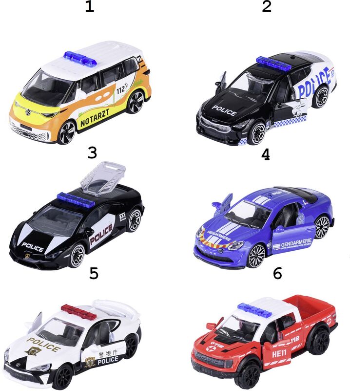 Majorette D/C Οχήματα Διάσωσης Premium 7.5cm-6 Σχέδια (8503100001) - φωτογραφία 2