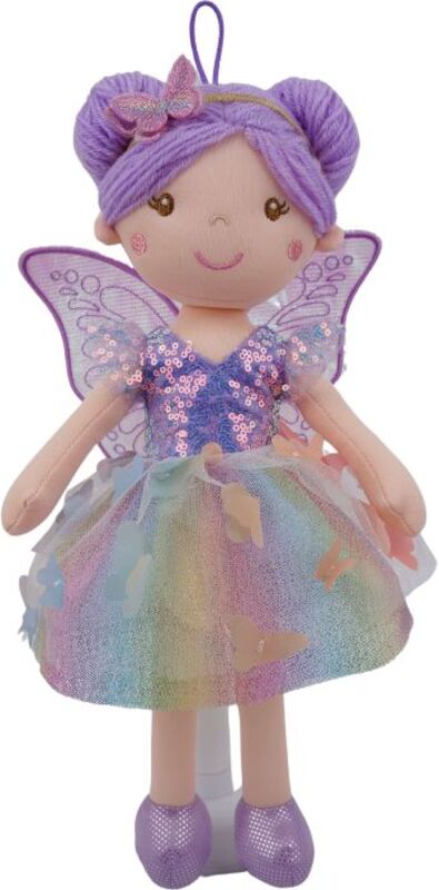 Creation Κούκλα Πάνινη Νεράϊδα Shiny Μωβ 38cm (FB23047)