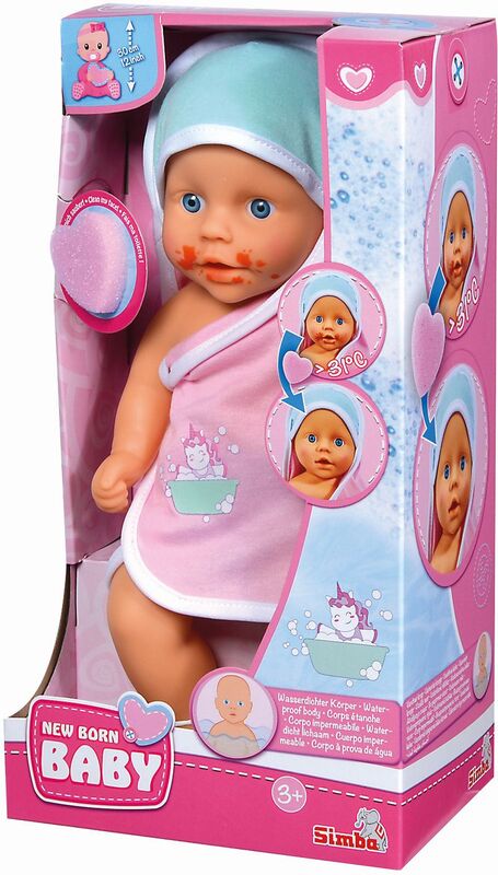 Simba New Born Baby Need To Bath Μωρό 30cm (105030006) φωτογραφία