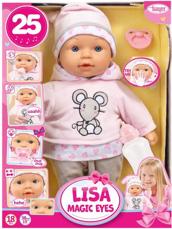 Bayer Μωρό 38cm Lisa Με Ήχους (93844AA) φωτογραφία