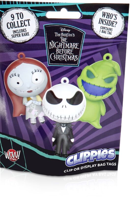 WOW Nightmare Before Christmas Bag Clips-9 Σχέδια-1Τμχ (NBC-1006-01)