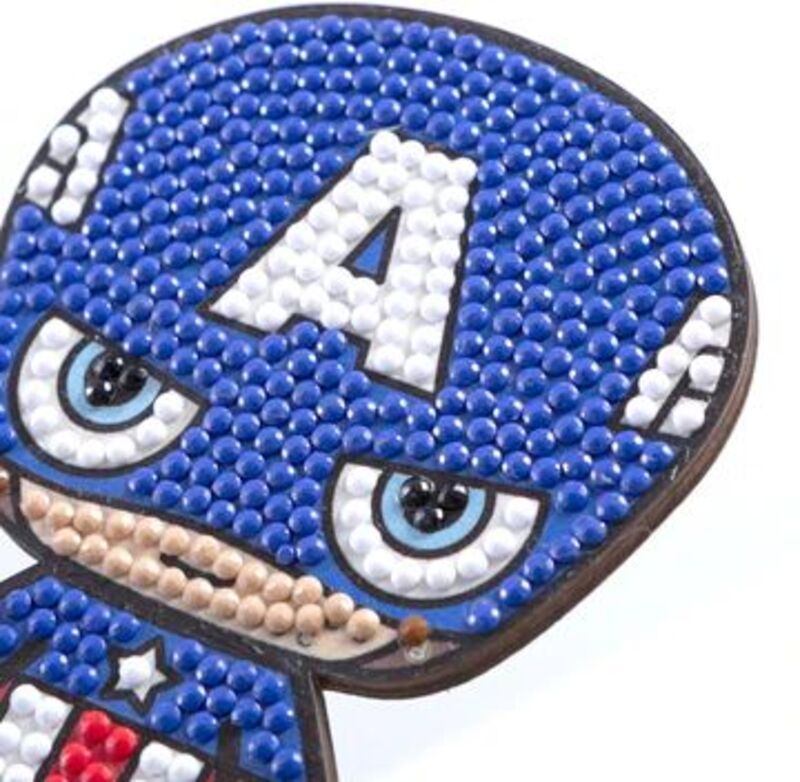 Craft Buddy Φιγούρα Crystal Art Captain America (CAFGR-MCU005) φωτογραφία