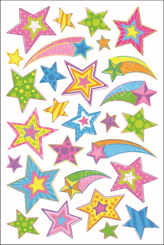 LKing Sticker Αστέρια Glitter (CLA3020V)