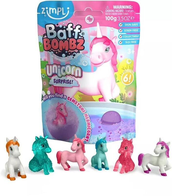 Zimpli Kids Baff Bombz Unicorn Surprise! 100gr.-6 Σχέδια-1Τμχ (6934)