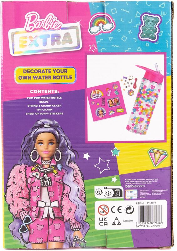 RMS Barbie Decorate Your Own Water Bottle (99-0127) - φωτογραφία 3
