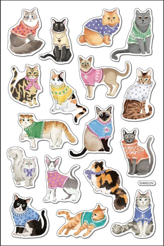 LKing Sticker Γάτες (EVA9213V)