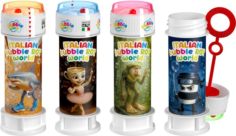 DLC Italian Bubbleroot Bubbles Σαπουνόφουσκες-4 Σχέδια-1Τμχ (103001010054)