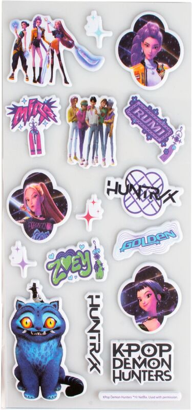 KE K-Pop Demon Hunters Αυτοκόλλητα Puffy 15x25cm (KD711438) - φωτογραφία 2