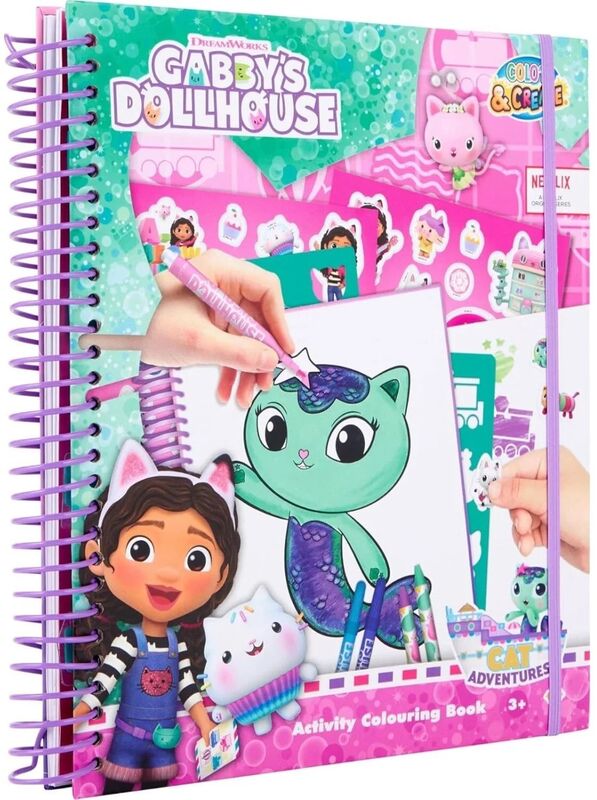 CAN Gabby's Dollhouse Μπλοκ Ζωγραφικής (GD24356)