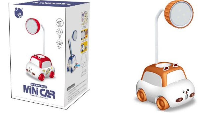 BW Λάμπα Mini Car-3 Σχέδια-1Τμχ (Q305)