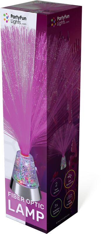 Pfl 13'' Led Fiber Optic Glitter Lamp (86814) - φωτογραφία 2
