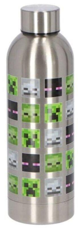 KE Bottle Minecraft Silver Mob Heads (MC91698)