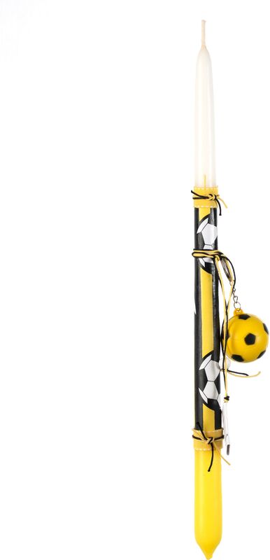 Λαμπάδα Μπρελόκ Μπαλίτσα Ποδοσφαίρου-Κίτρινη (98.29.5141)