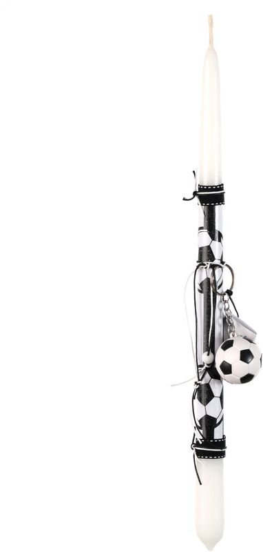 Λαμπάδα Μπρελόκ Μπαλίτσα Ποδοσφαίρου-Μαύρη (98.29.5142)