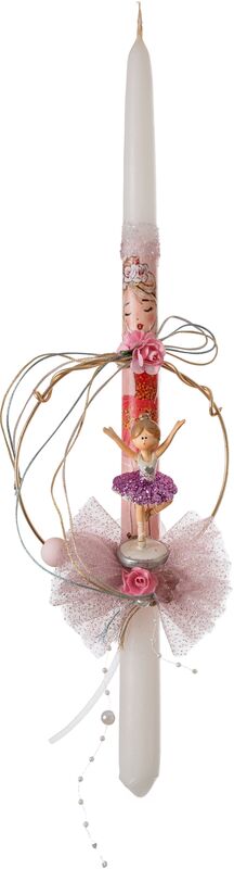 Christina's Λαμπάδα Μπαλαρινάκι-Στεφανάκι Πον Πον (98.29.5147)