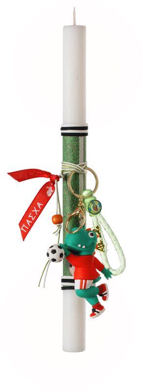 Λαμπάδα Μπρελόκ Ποδοσφαιρικό-Δεινοσαυράκι (98.29.5295)