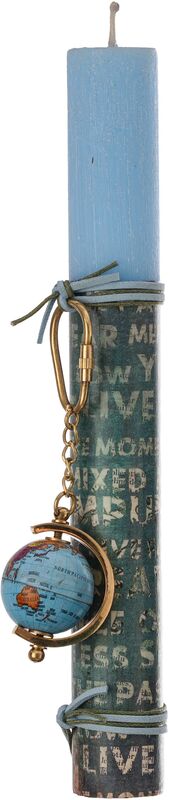 Λαμπάδα Μπρελόκ Υδρόγειος (98.29.5353)