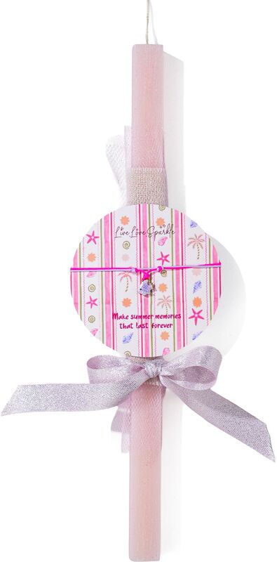 Λαμπαδάκι Βραχιόλι Ψαράκι Μωβ 1cm (ML26045)