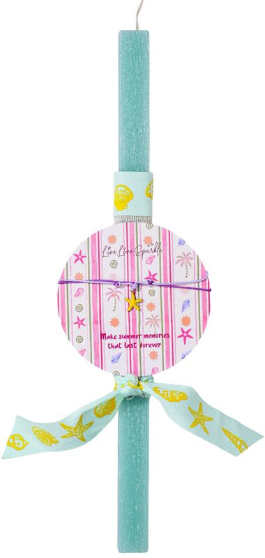 Λαμπαδάκι Βραχιόλι Αστερίας Κίτρινος 1.3cm (ML26047)