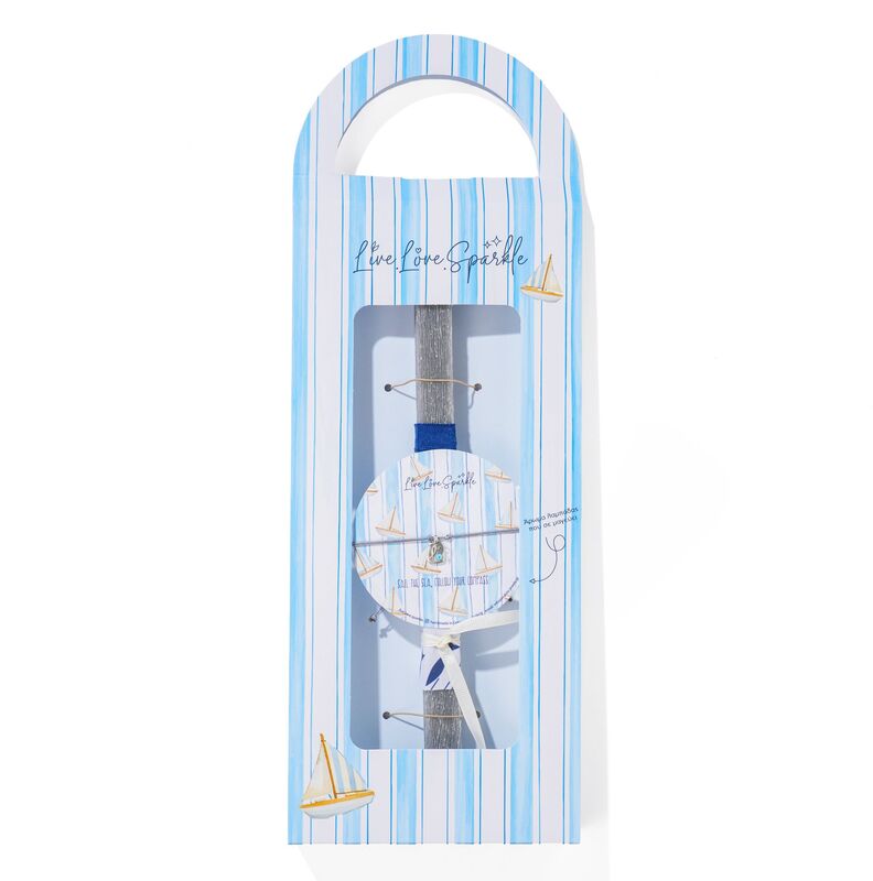 Λαμπαδάκι Βραχιόλι Επάργυρο Ψαράκι Ματάκι 1.2cm (ML26051)