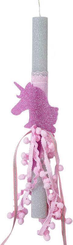 Λαμπάδα Plexi Glitter Σελιδοδείκτης Unicorn 13cm (ML26094)