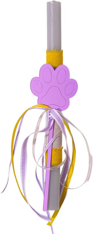 Λαμπάδα Plexi Ραβδάκι Πατούσα 21cm (ML26097)