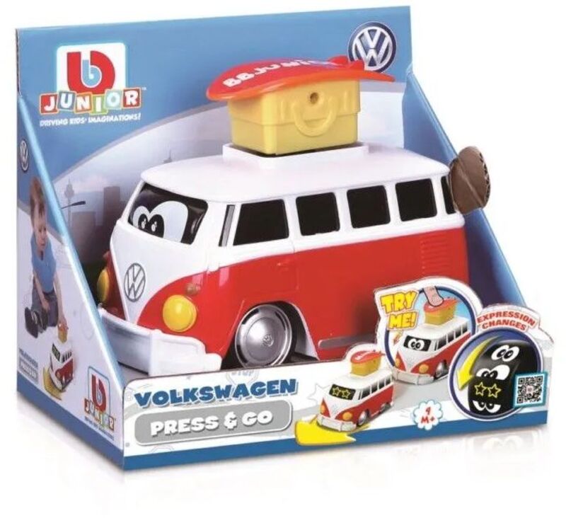 Burago Junior Volkswagen Bus Press And Go (16-85110) - φωτογραφία 2