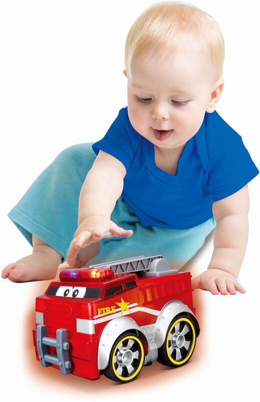 Burago Junior Fire Truck Push & Glow (16-89006) - φωτογραφία 3