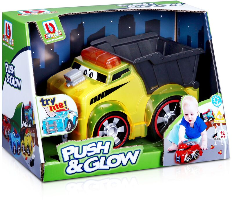 Burago Junior Dump Truck Push & Glow (16-89007) - φωτογραφία 2