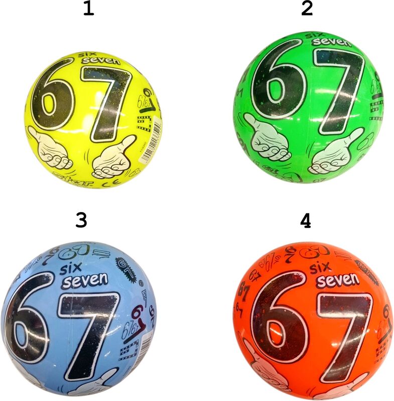 Μπάλα Six Seven 11 cm-4 Σχέδια (11/3352) - φωτογραφία 2